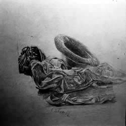 Ernst te Peerdt: Gewand und Hut