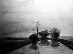 Ernst te Peerdt: Kanal in Oberbayern